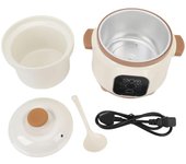 Olla eléctrica para estofado de 235 W y 1,8 L de capacidad, ideal para sopas y gachas, antiadherente, inteligente y con temporizador de 24 horas. L
