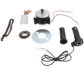 Juego de controlador de motor de bicicleta eléctrica Juego de motor cepillado de alta velocidad de aleación de aluminio para conversión