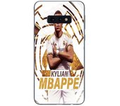 Funda Maniacase para Samsung Galaxy S10e Fondo de pantalla de Kylian Mbappé Real Madrid celebración