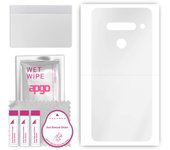 apgo Ultra Clear Protective Skin Sticker for the back compatible with LG G8 ThinQ, Wrap Film, Hydrogel Film, Flexible, Soft TPU with positioning layer