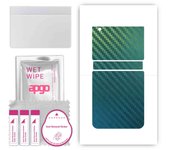 apgo Protective Skin Sticker for the back compatible with Samsung Galaxy Z Flip 3, Wrap Film, Foil, Vinyl - Pattern Carbon Chameleon CAKA1