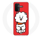 Coque pour Oppo A74 BTS Bangtan Garçons BT21 RJ de Jin Fond Rouge