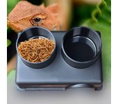 Juguetes para reptiles pequeños, refugio para gecos y serpientes, cuenco para comida y agua, cueva para mascotas, caja para escalar, escondite para animales pequeños.