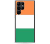 Coque Téléphone - Samsung - Galaxy S22 - Drapeau Irlande - Souple - Multicolore
