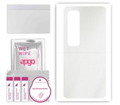apgo Protective Skin Sticker for the back compatible with Xiaomi Mi 10 Ultra, Wrap Film, Foil, Vinyl - Pattern Matte Transparent