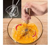 Batidora de huevos, batidora de mano, batidora semiautomática, batidora de huevos de acero inoxidable, batidora, batidora, prensa para mezclar, utensilios giratorios para crema.