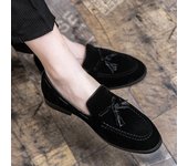 Zapatos de hombre nuevos mocasines sin cordones zapatos casuales de verano para caminar para hombres 38 negro