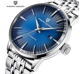 PAGANI Design Relojes mecánicos de primeras marcas para hombre Movimiento mecánico japonés Correa de cuero Reloj militar con esfera grande Reloj deportivo resistente al agua