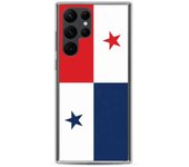 Coque Téléphone - Samsung - Galaxy S22 Ultra - Drapeau Panama - Souple - Multicolore