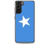 Coque Téléphone - Samsung - Galaxy S21 Ultra - Drapeau Somalie - Souple - Multicolore