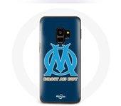 Coque pour Samsung Galaxy S9 plus Olympique de marseille OM logo bleu