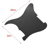 Golpeador de guitarra de 3 capas para guitarras eléctricas American ST, placa protectora personalizada DIY, color negro