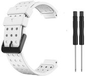 Correa de silicona duradera compatible con Garmin Approach S20, correa de reloj monocromática con orificio redondo, repuesto de silicona.