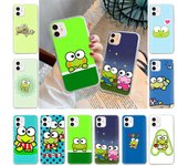 Funda para Samsung A04, A14, A23, A34, A54, M23, M33, M52, M53, Realme 10, 9, C30S, C35, C55, VIVO Y02S, Y21, Y51, X80 Pro, transparente, LI10, Keroppi Samsung A14 5G abismo