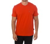 Camiseta manga corta y cuello redondo NP0A4FRP para Hombre S rojo