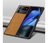 Funda de piel de oveja de lujo para Tecno Phantom VFold 2, funda protectora de silicona mate a prueba de golpes con borde suave Phantom V Fold2 negro