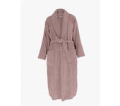 Peignoir col châle Eponge coton 380 gr/m²  Naïa  Vent du sud - Rose - Taille L