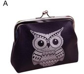 Cartera de piel sintética a la moda para mujer y niña, tarjetero, monedero, bolso de mano C