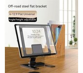Soporte para ordenador portátil, soporte ajustable para tableta, soporte para teléfono móvil, soporte plegable para escritorio de oficina en casa T17 plata
