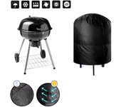 Funda para parrilla de barbacoa redonda antipolvo y resistente a la lluvia, 77 x 58 cm/80 x 66 x 100 cm, funda impermeable para parrilla, accesorios para barbacoa, funda para barbacoa para acampar al aire libre 58x77cm