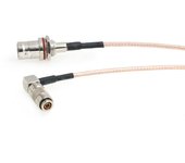 Cable adaptador de señal de video BNC SDI de tamaño completo HangTon Mini BNC para monitor de asistencia de video de cámara Blackmagic, conector DIN hembra BNC en ángulo recto. - (15 cm, 1,0/2,3 -