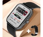 2024 Nuevo Bluetooth Responder llamada Reloj inteligente Hombres Completamente táctil Llamada Fitness Tracker IP67 Reloj inteligente resistente al agua