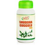 Shuddha Guggul (120 pestañas, 750 mg), Farmacia Shuddha Guggulu Tab Shri Ganga
