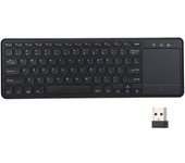 Teclado inalámbrico con panel táctil 2,4G, multitáctil, ultradelgado para ordenador Android Smart TV