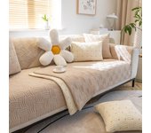 Fundas de cojín universales antideslizantes para sofá: diseño moderno de color sólido para todas las estaciones 30*50 pillowcase gris