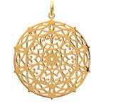 Les Trésors De Lily [L5750] - Colgante 'Carmen' chapado en oro - 30 mm oro