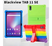 Funda para niños para Blackview Tab11 SE, funda protectora de cuerpo completo de silicona suave para pestaña de 10,36 pulgadas, funda con soporte para tableta Blackview Tab 11 SE Blackview Tab11 SE rojo