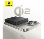 Banco de energía magnético Baseus Airpow Series Qi2 de 10 000 mAh, carga inalámbrica, cargador rápido tipo C de 22,5 W para iPhone y Xiaomi. negro