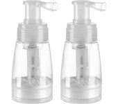Botella pulverizadora de polvo para peluquería, contenedor rellenable de talco para corte de pelo, barbería, estilismo, accesorios de herramientas para bebés, 180ML