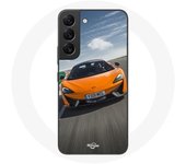 Coque pour Samsung Galaxy S21 FE Formule 1 McLaren Orange