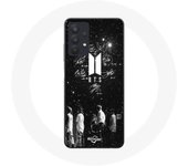 Funda Maniacase para Samsung A32 5g con firma BTS y noche estrellada