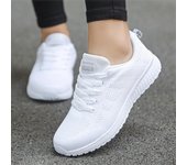 Zapatillas de deporte transpirables para mujer, zapatos para correr, ropa deportiva informal, zapatos de enfermera, zapatillas para caminar para mujer 35 negro