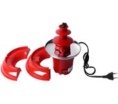 Máquina eléctrica para fondue de chocolate de 3 niveles para fiestas, para mojar fresas, gajos de manzana