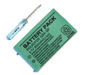 Link-e ® - Batería 3.7V 850mAh para consola portátil Nintendo GBA SP (destornillador incluido)