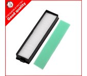 Lote de 2 filtros HEPA H11 y 1 esponja verde para aspiradoras LG Hom Bot VR6270LVM, VR65710, VR6260LVM y VR6370LVM.