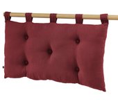 Cabecero  Gaïa  5 botones con trabillas 50 x 80 cm  Gasa de algodón  - Gaïa Lie de Vin