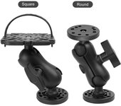 Soporte Universal para Kayak, buscador de peces, soporte giratorio para barco, placa de montaje Round