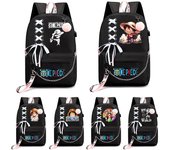 Mochila de una pieza de Anime, Mochila de estudiante para niña, Mochila de regreso a la escuela, Mochila Kawaii, bolso de viaje para mujer, Mochila
