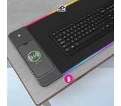 Alfombrilla de ratón con carga inalámbrica para teléfono móvil, para juegos y oficina Luminous 350*250*3