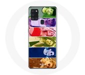 Coque Samsung Galaxy A21S Poursuis Tes Rêves Split Visages