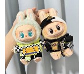Ropa para muñecas Labubu de 15/17 cm, monos de moda, accesorios de ropa para muñecas Labubu Idol V1 V2, muñecos de peluche universales No doll