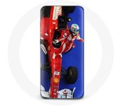 Coque pour Samsung Galaxy A8 Plus Formule 1 Fernando Alonso Pilote automobile F1 Rouge