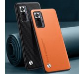Funda de piel sintética de lujo para Xiaomi Redmi Note 10 Pro, carcasa trasera de silicona protectora para Redmi Note 10S, 10 4G, 10T, 5G For Redmi Note 10 púrpura