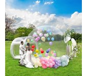 Casa de burbujas inflable para acampar en un almacén europeo, con cúpula inflable de PVC para exteriores, ideal para niños y fiestas de bodas. 2.5m