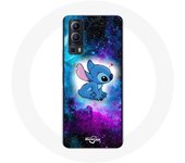 Coque pour Vivo Y72 5G Stitch Ohana Citation Espace Coloré - Maniacase