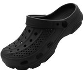 Sandalias Bebealy para hombre, con agujeros, planas, zuecos, para jardín, exteriores, impermeables, para playa, EVA, suaves, antideslizantes, para el hogar. 40